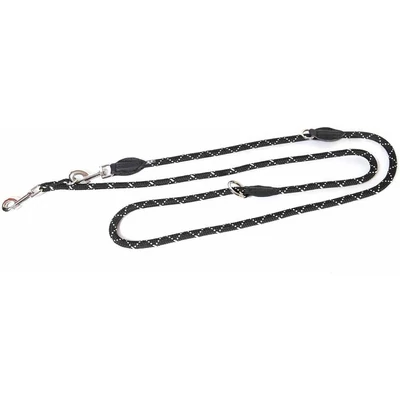 IDC® Felvezető póráz 12 mm x 2,2 m fekete-fluoreszkáló