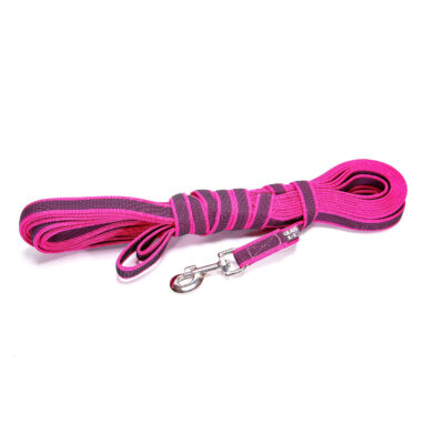 Color & Gray® póráz, pink-szürke, 14 mm széles, 15 m hosszú, fogóval